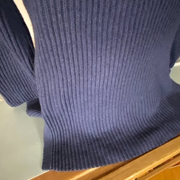 J Crew Mercantile ribbed cardigan in blue - size s - Picture 7 of 12